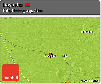 Physical 3D Map of Dayushu