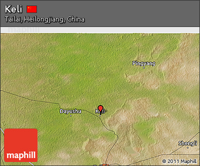 Satellite 3D Map of Keli