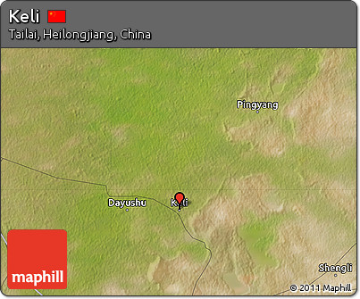 Satellite Map of Keli