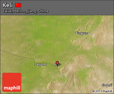 Satellite Map of Keli