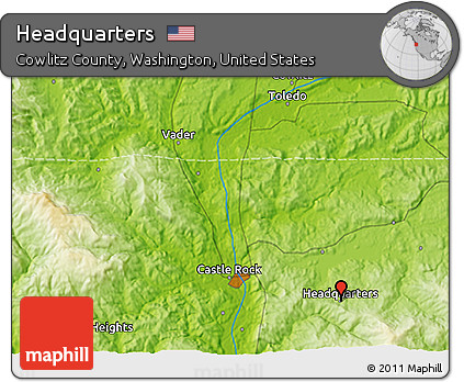 Physical 3D Map of Headquarters