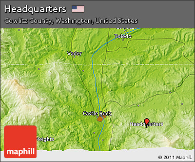 Physical 3D Map of Headquarters