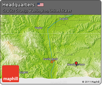 Physical 3D Map of Headquarters
