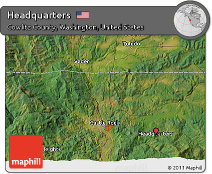Satellite 3D Map of Headquarters