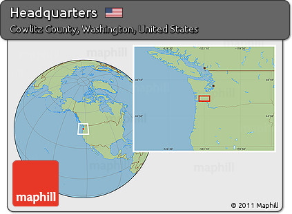 Savanna Style Location Map of Headquarters