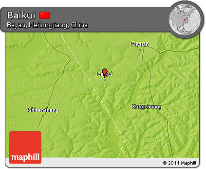 Physical 3D Map of Baikui