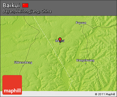 Physical 3D Map of Baikui