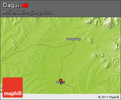 Physical 3D Map of Dagui