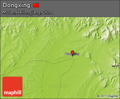 Physical Map of Dongxing