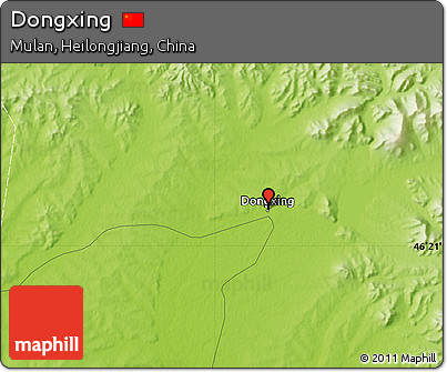 Physical Map of Dongxing
