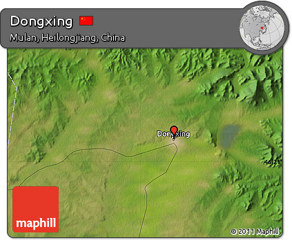 Satellite Map of Dongxing