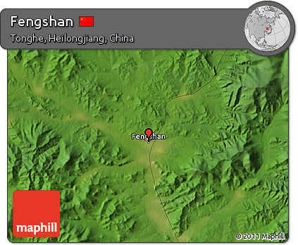 Satellite Map of Fengshan