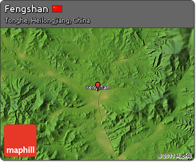 Satellite Map of Fengshan