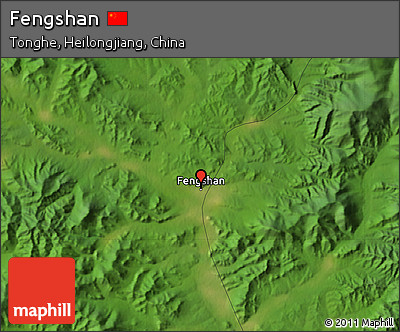 Satellite Map of Fengshan