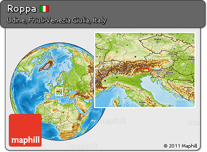 Physical Location Map of Roppa