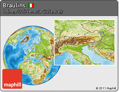 Physical Location Map of Braulins