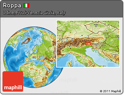 Physical Location Map of Roppa