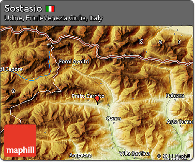 Physical Map of Sostasio