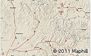 Shaded Relief Map of the area around 46° 26' 14" N, 130° 58' 29" E