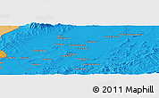 Political Panoramic Map of the area around 46° 26' 14" N, 134° 22' 30" E