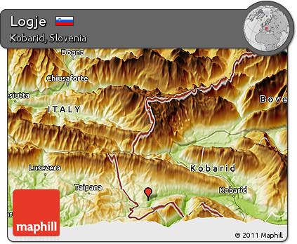 Physical 3D Map of Logje