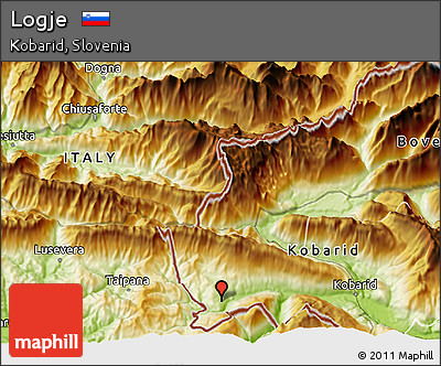 Physical 3D Map of Logje