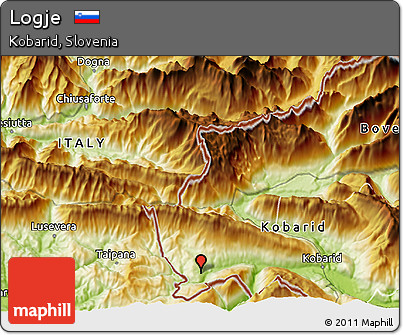 Physical 3D Map of Logje