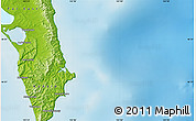 Physical Map of Yagodnoye