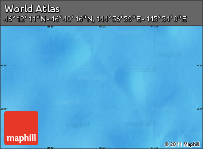 Physical Map of the Area around 46° 26' 14" N, 145° 25' 30" E
