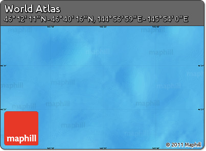 Physical Map of the Area around 46° 26' 14" N, 145° 25' 30" E