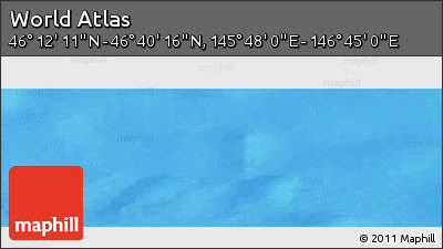 Physical Panoramic Map of the Area around 46° 26' 14" N, 146° 16' 30" E