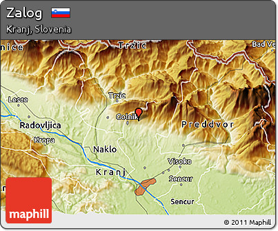 Physical 3D Map of Zalog