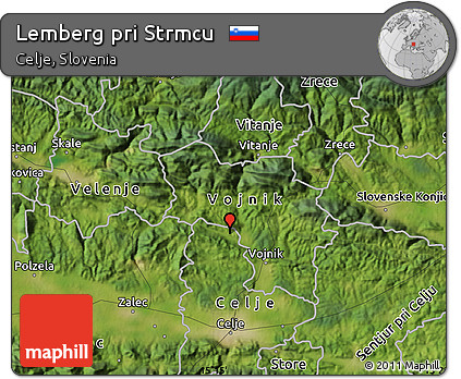 Satellite Map of Lemberg Pri Strmcu