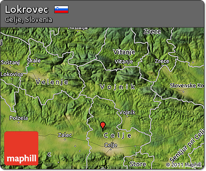 Satellite Map of Lokrovec