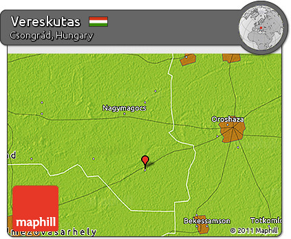 Physical 3D Map of Vereskutas