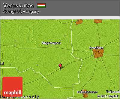 Physical 3D Map of Vereskutas
