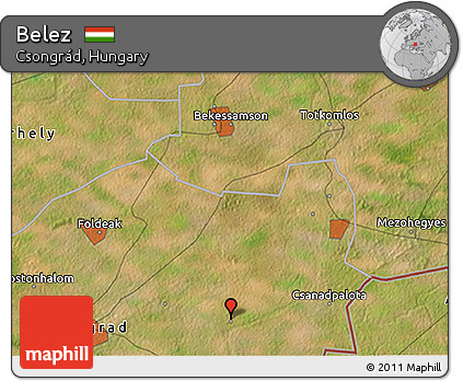 Satellite 3D Map of Belez