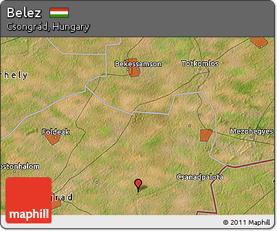 Satellite 3D Map of Belez