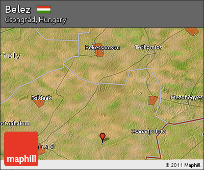Satellite 3D Map of Belez