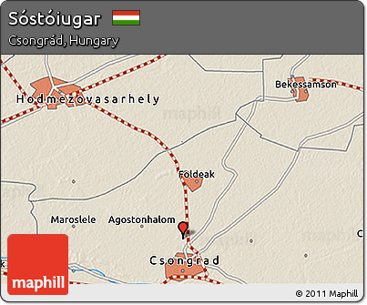Shaded Relief 3D Map of Sóstóiugar