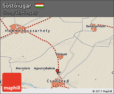Shaded Relief 3D Map of Sóstóiugar