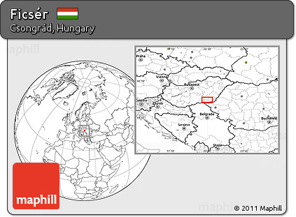 Blank Location Map of Ficsér