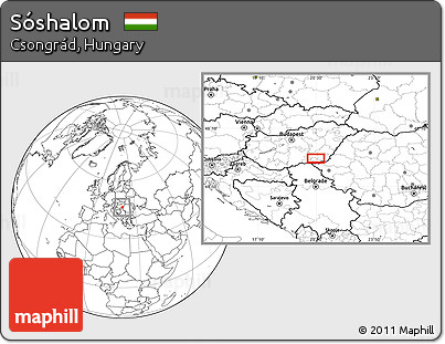 Blank Location Map of Sóshalom