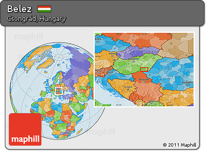Political Location Map of Belez