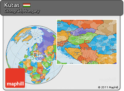 Political Location Map of Kutas