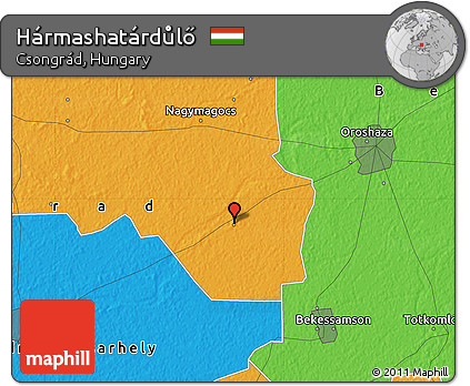 Political Map of Hármashatárdůlő