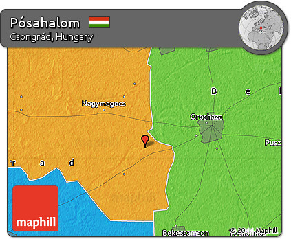 Political Map of Pósahalom