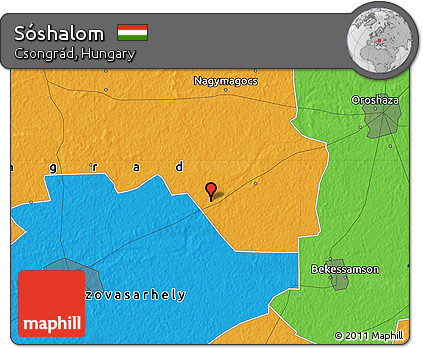 Political Map of Sóshalom