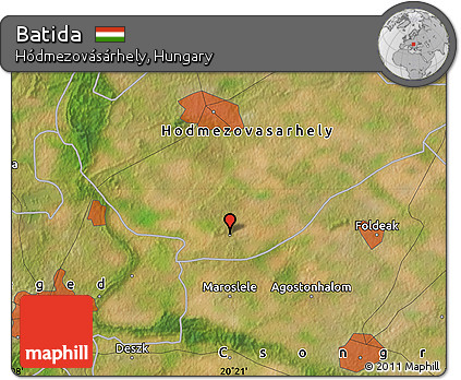 Satellite Map of Batida