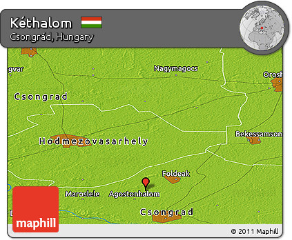 Physical Panoramic Map of Kéthalom